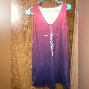 Women's Ombre Sleeveless Top